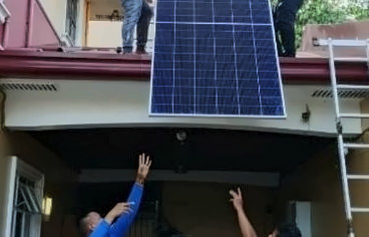 Residential solar installation in Cainta, photo 1 of 3