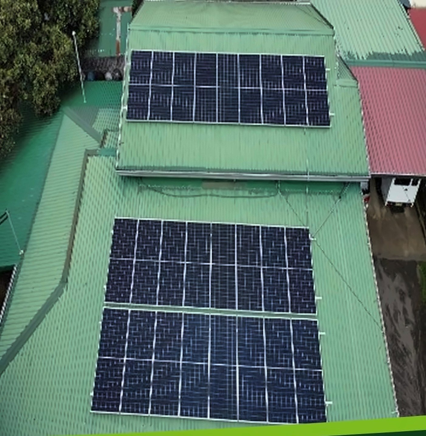 Rooftop solar installation, photo 2 of 2