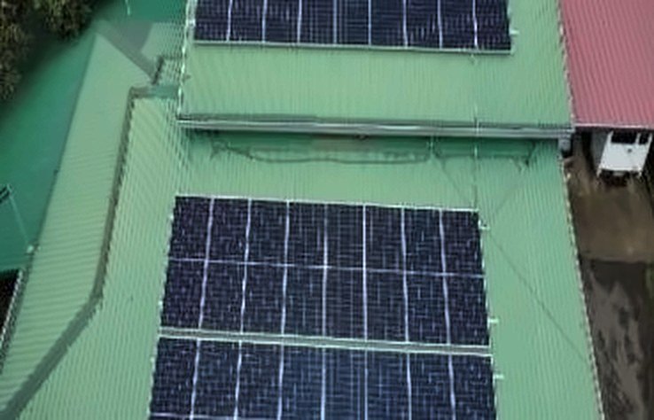 Residential solar installation in Lemery, photo 1 of 3