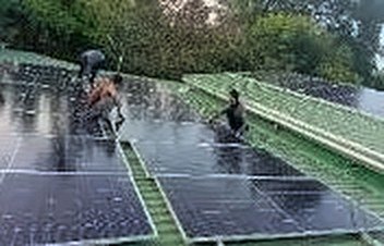 Residential solar installation in Lemery, photo 2 of 3